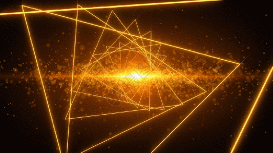 金色粒子背景GIF图片