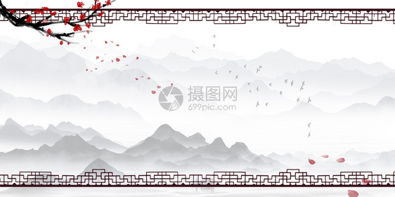 中国风边框背景图片