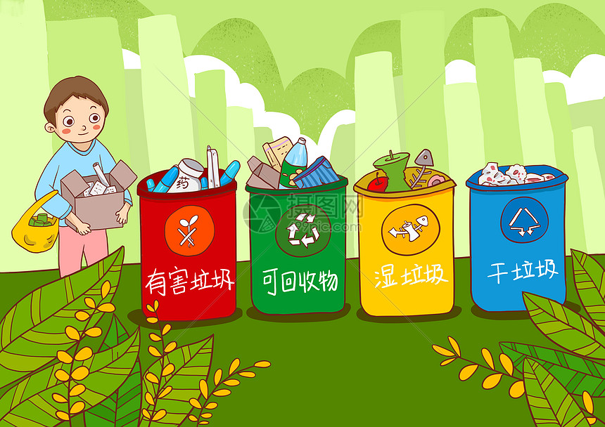 垃圾分类 城市卫生 丢垃圾