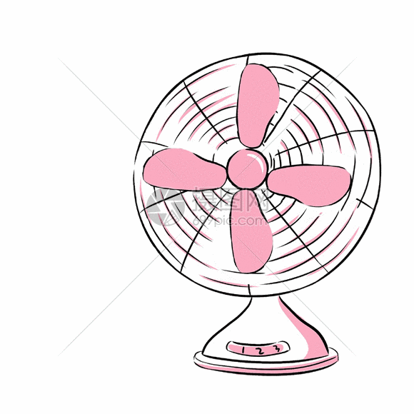 手绘电风扇gif