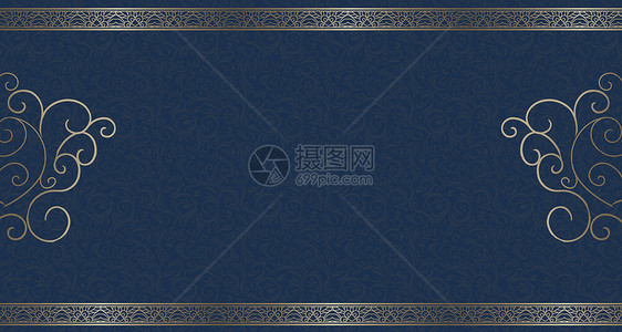 中国风蓝色背景图片