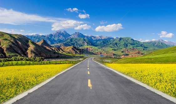 乡村公路背景图片