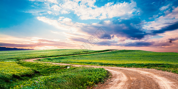 乡村公路背景图片