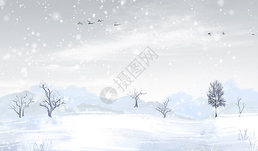 冬日背景图片