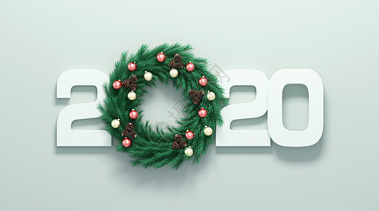 2020圣诞节场景图片