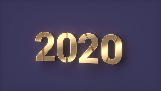 2020金属字体设计图片