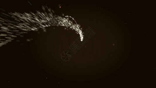 烟花唯美2020星光闪烁动态背景视频GIF图片
