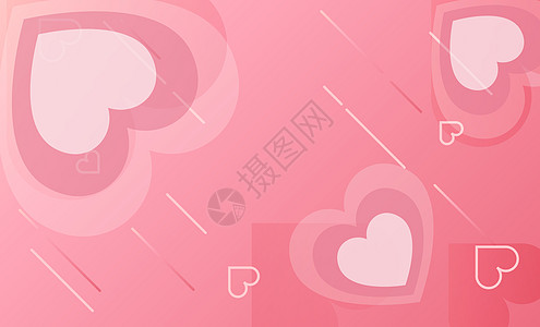 七夕素材粉色背景背景设计图片