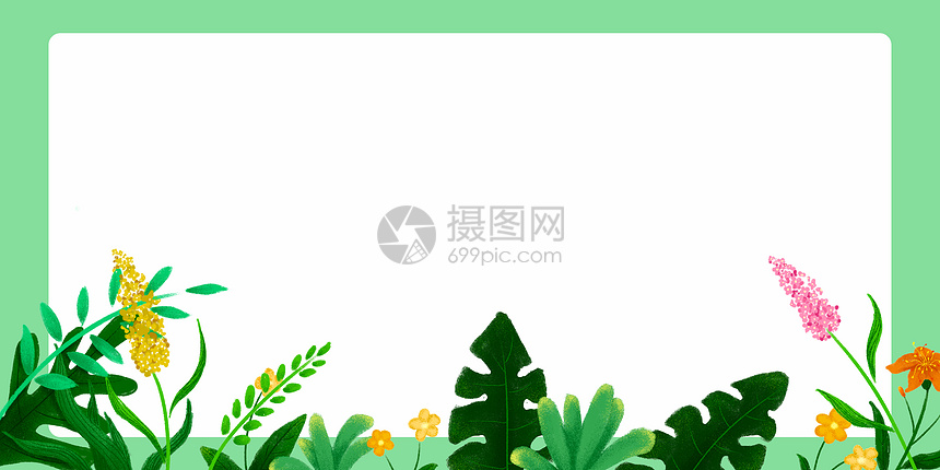 春天植物背景图片