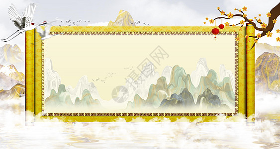中国风卷轴图片