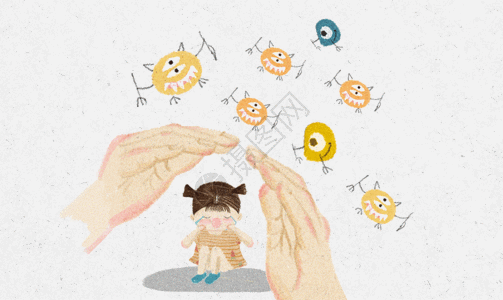 预防儿童流感预防病毒GIF图片