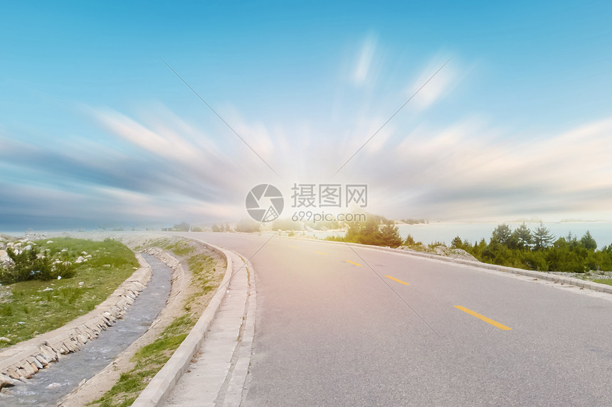 创意公路背景图片