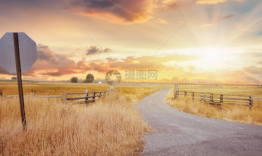 乡村公路背景图片