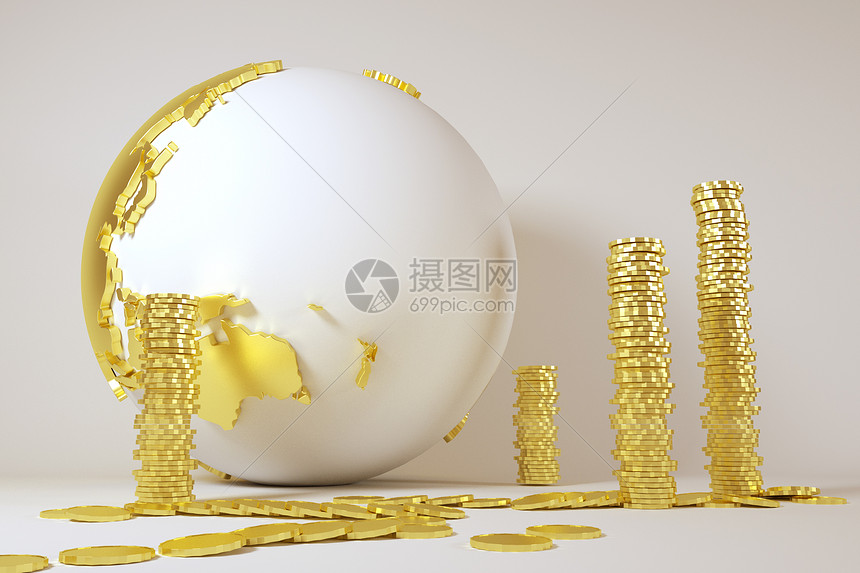 三维金融地球图片