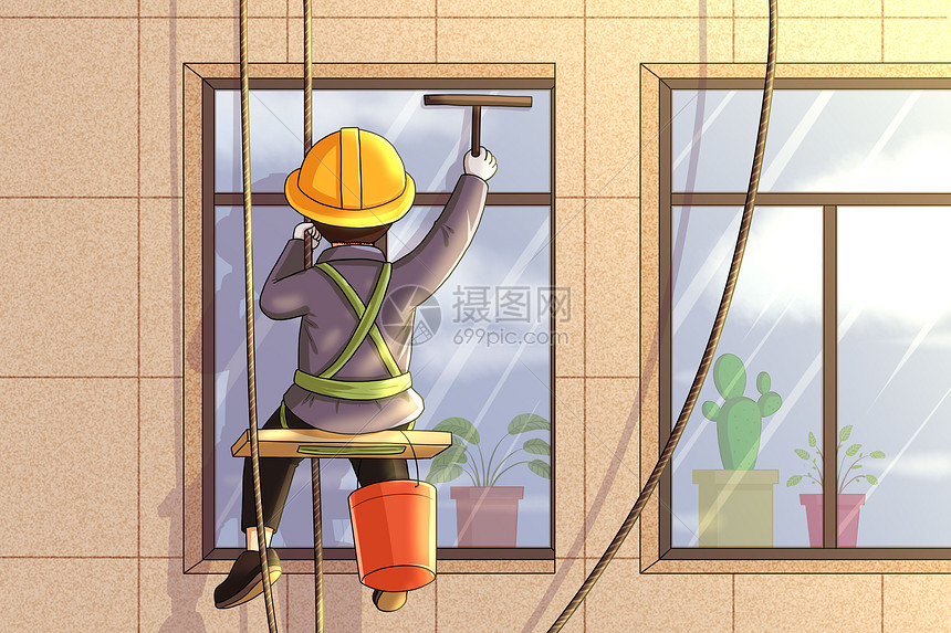 蜘蛛人高空作业