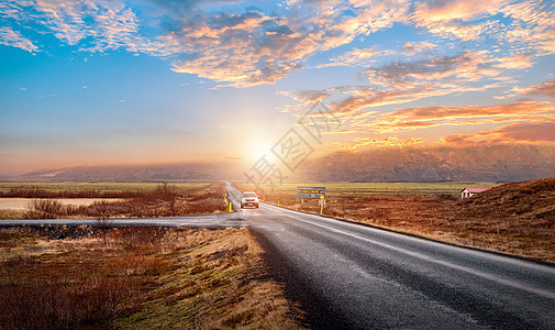 乡村公路背景图片