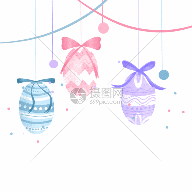 复活节彩蛋装饰图案gif