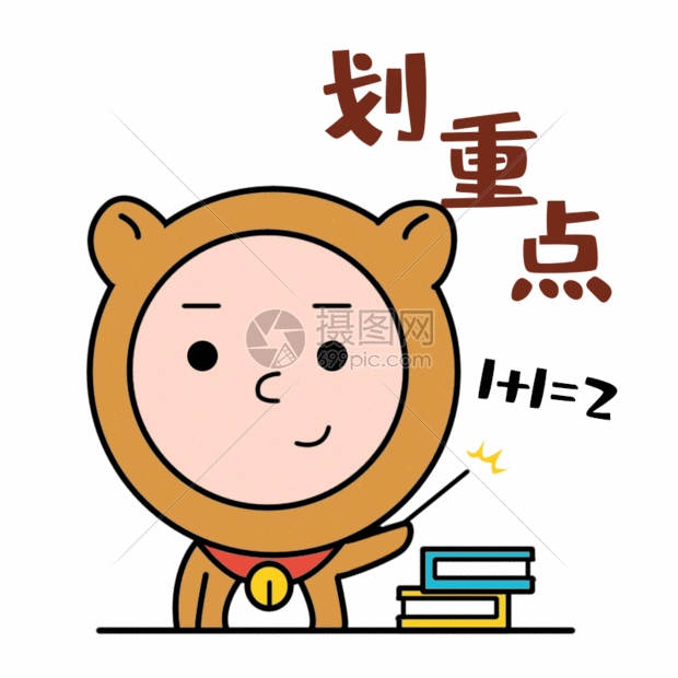 划重点gif