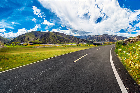 乡村公路乡村马路背景设计图片