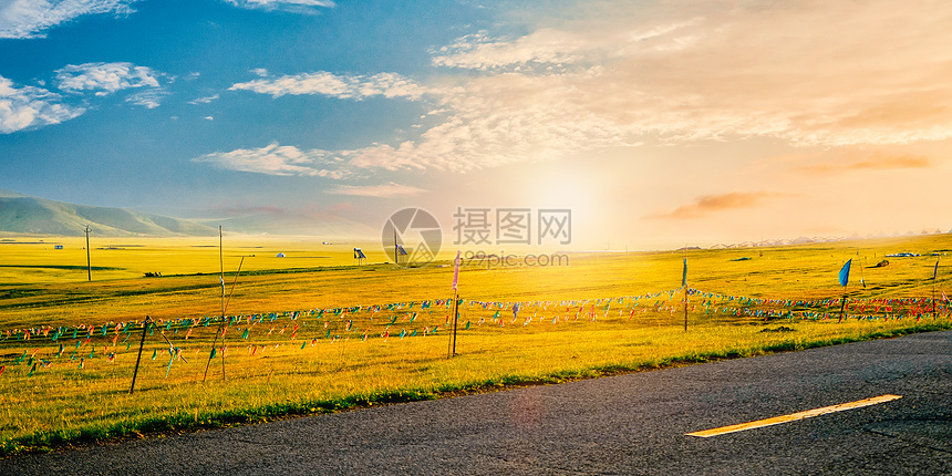 乡村公路背景图片