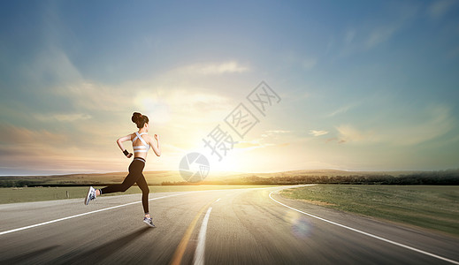 热身运动奔跑设计图片