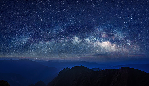 唯美夜空星空背景设计图片
