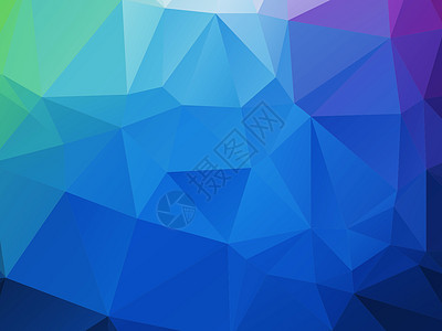 多边形蓝色晶格背景设计图片