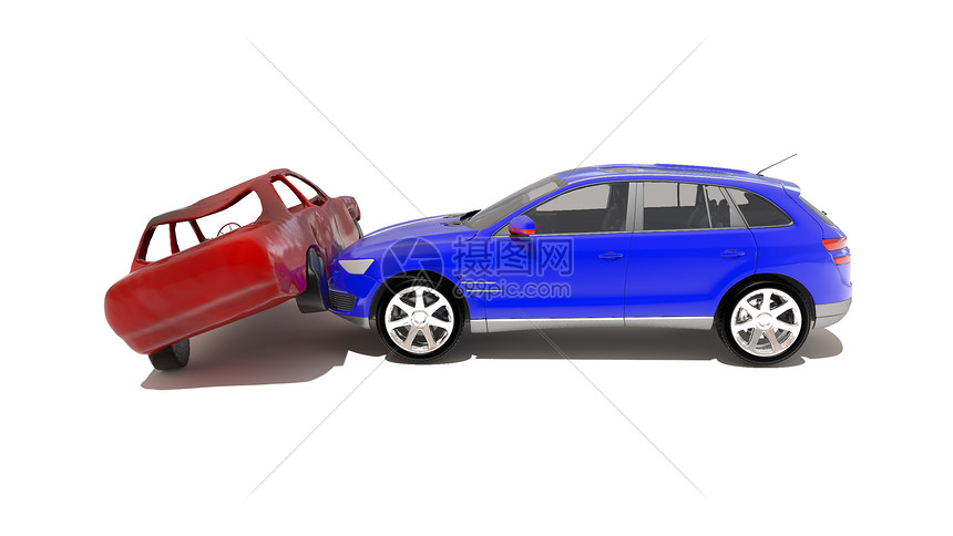 3D交通事故模型图片