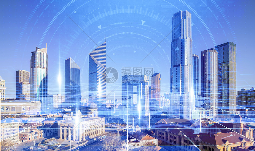 城市网络科技图片