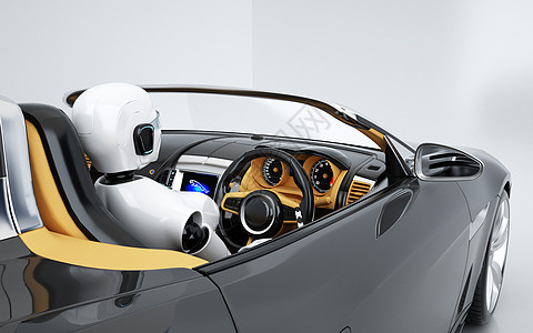 机器人智能驾驶汽车图片
