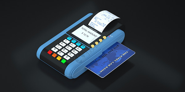 信用卡pos机背景图片