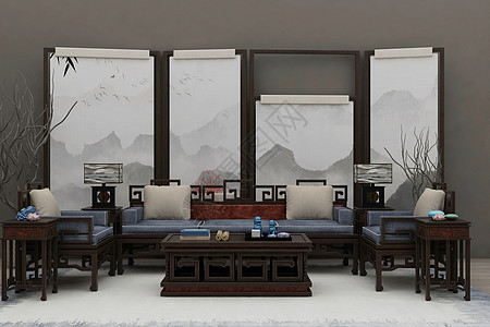 中式木家具图片