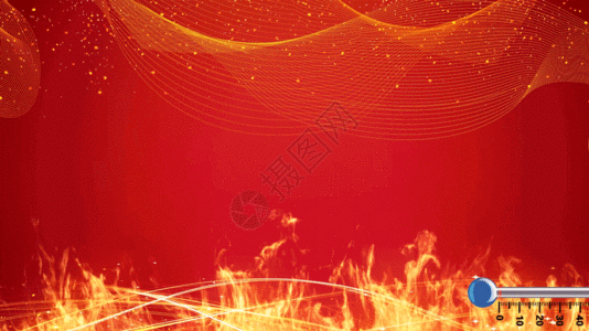 简洁大气红色高温防暑宣传展示GIF图片