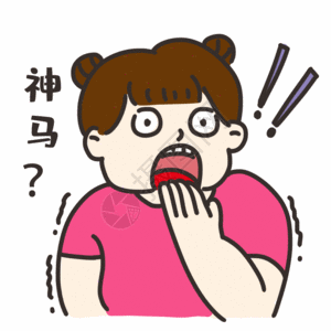 同学惊讶震惊惊吓表情包gif高清图片