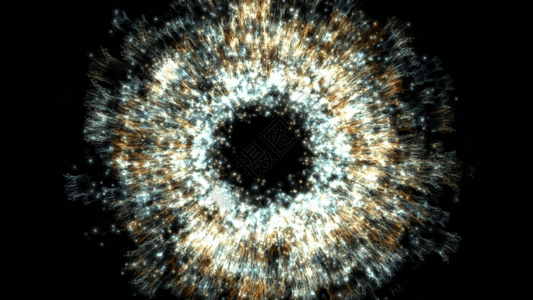 能量粒子爆炸冲击波GIF图片