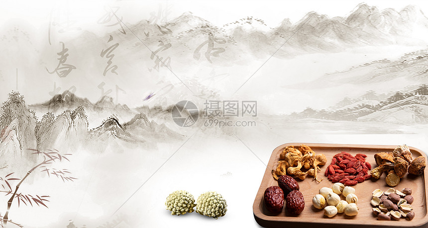 中药背景