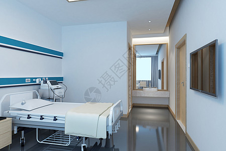 C4D病房设计图片