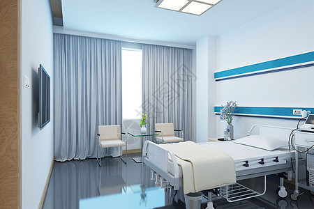 病床医院私人病房设计图片