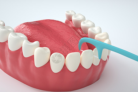 C4D医美牙齿健康图片