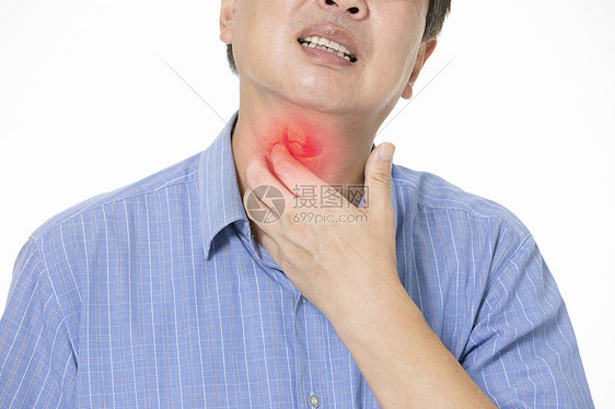 咽喉肿痛图片