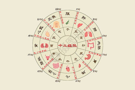 十二时辰和人体经络时间表图片