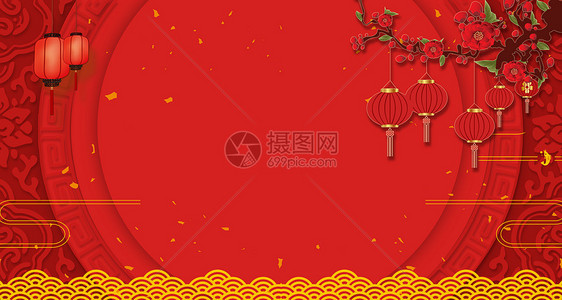 喜庆新年背景图片