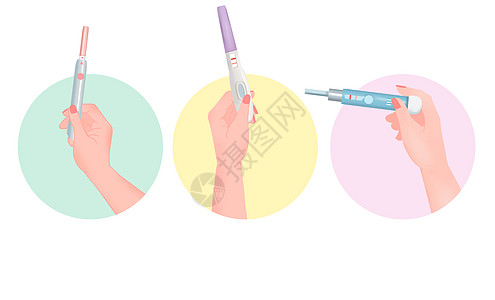 医疗器械各种孕验棒组合高清图片