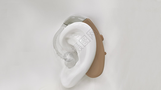 听觉医疗助听器场景设计图片