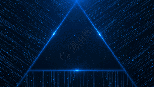 三角粒子光线演出晚会舞台背景GIF图片
