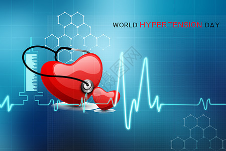 世界高血压日背景图片