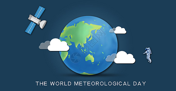 自然气候世界气象日设计图片