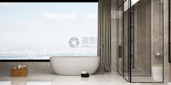 3D现代卫浴场景图片