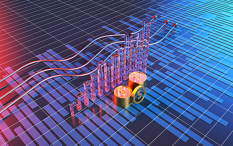 3D金融场景高清图片