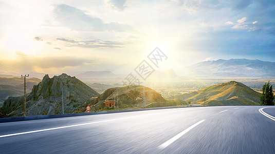 运输道路公路背景设计图片